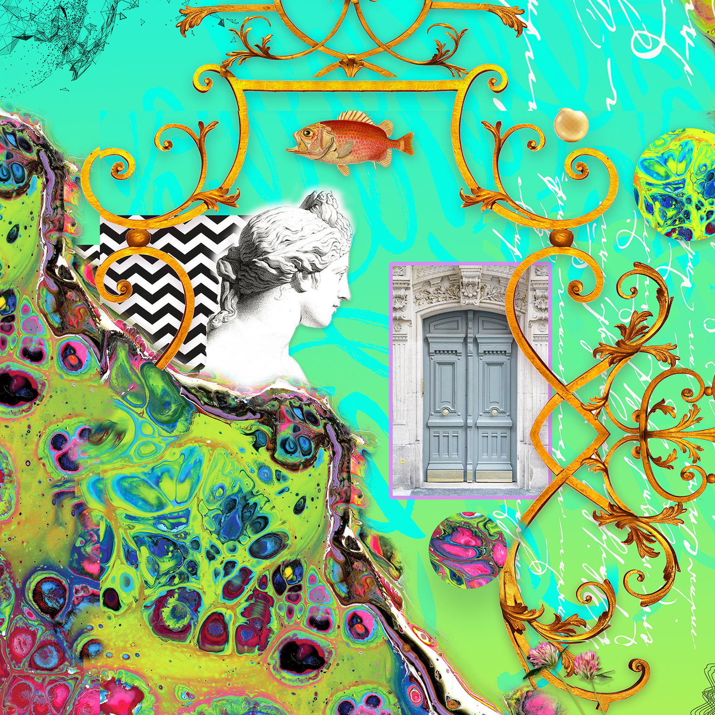 Max Blue Duffel Bag- in 3 sizes