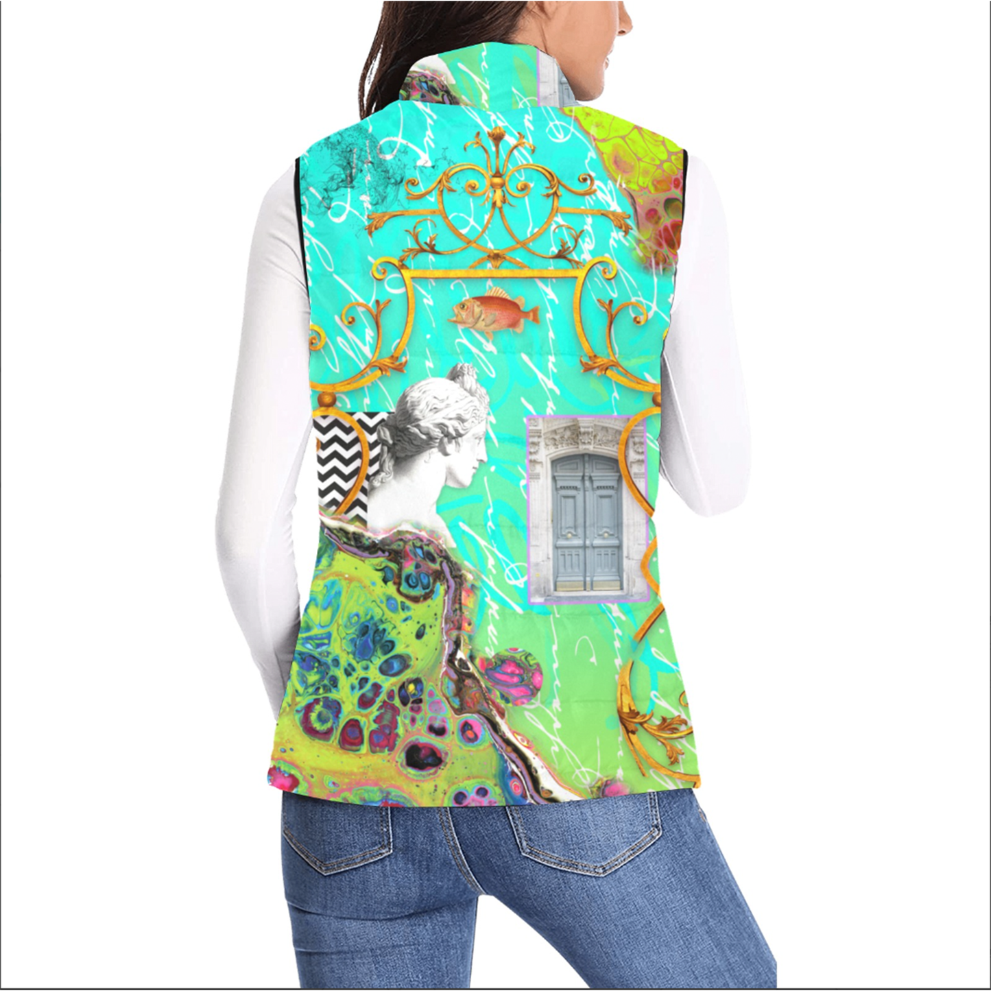 Max Blue Padded Vest