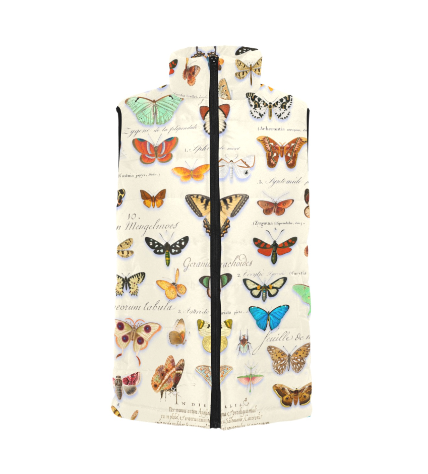 Butterfly Botanical Padded Vest
