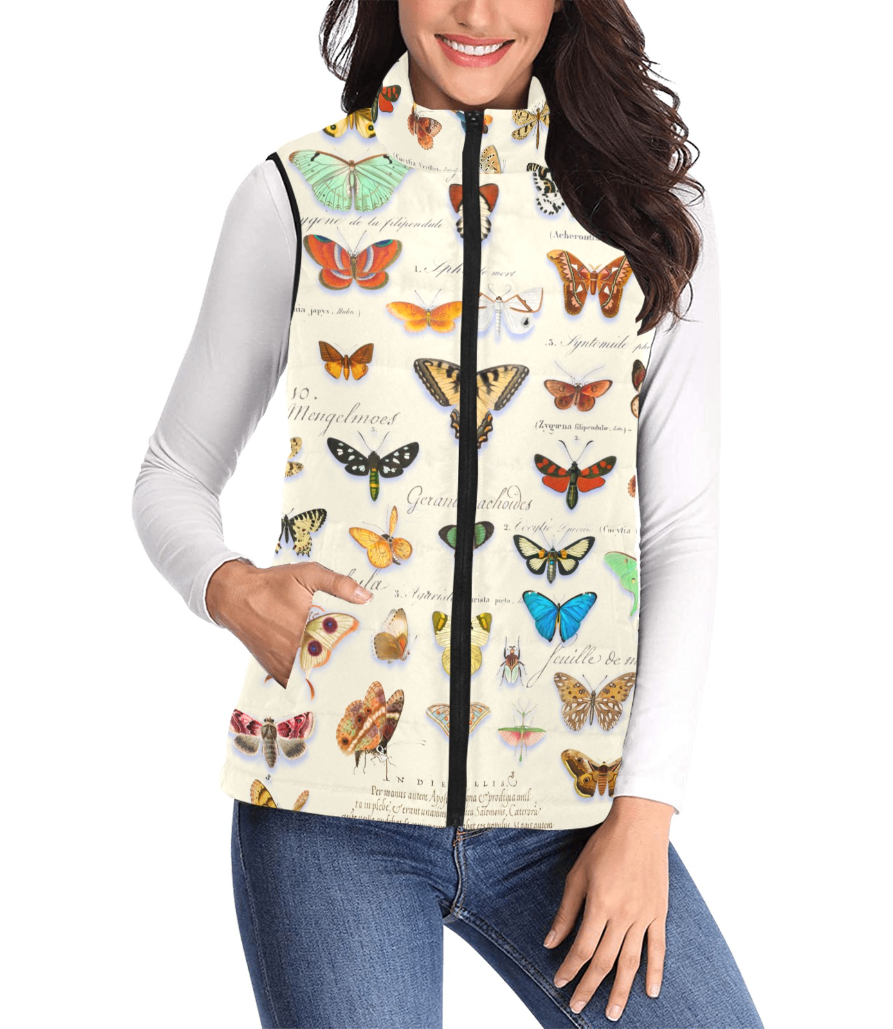 Butterfly Botanical Padded Vest
