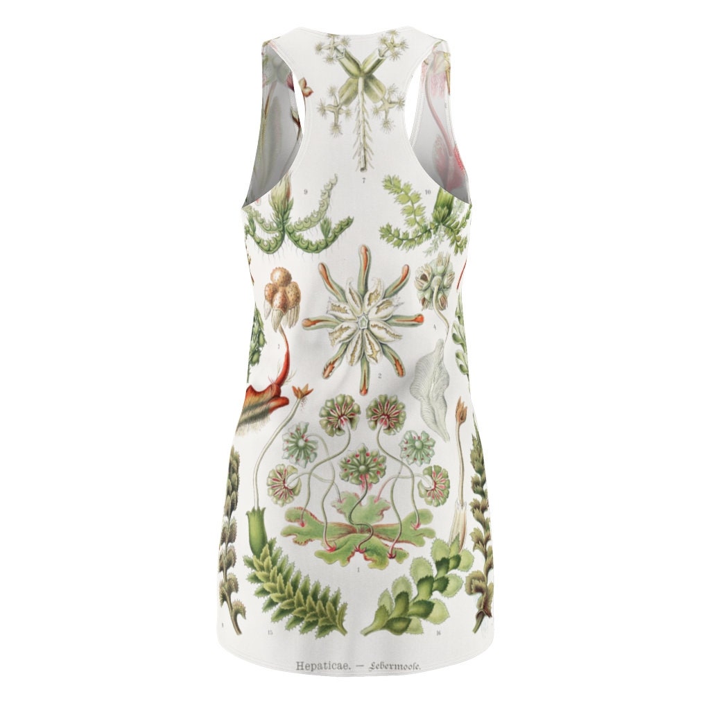 Women's Racerback Dress, Botanicals, Sun Dress, Herbs & Flowers,