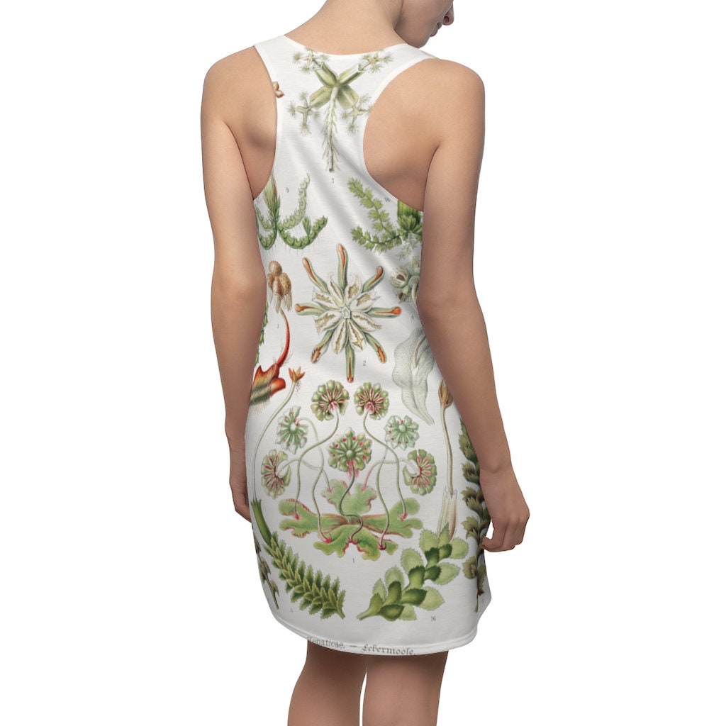 Women's Racerback Dress, Botanicals, Sun Dress, Herbs & Flowers,