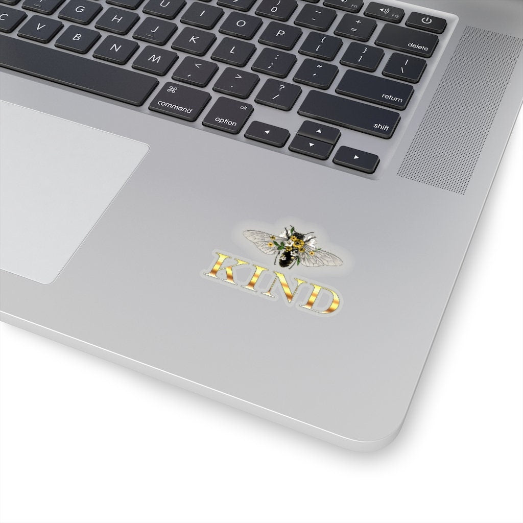 Be Kind, Bee Kind, Kindness Kiss-Cut Stickers