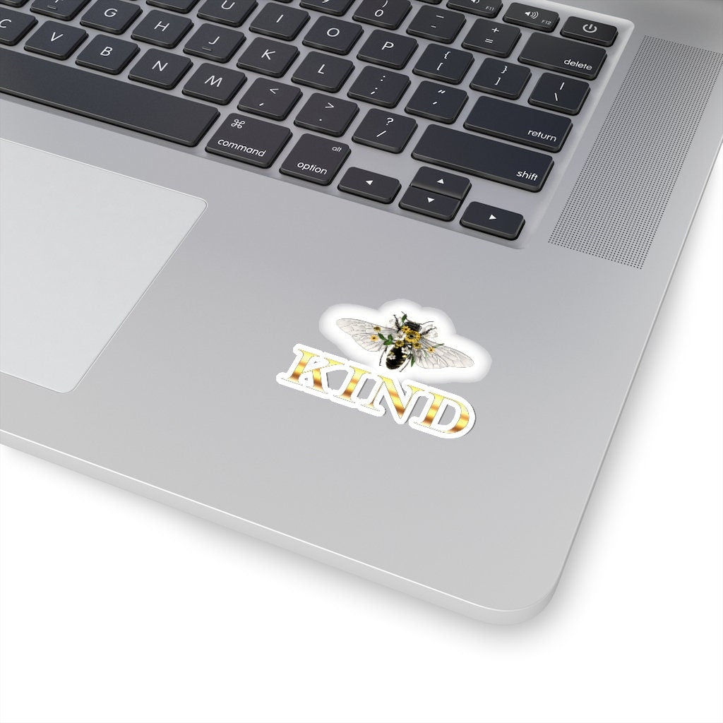 Be Kind, Bee Kind, Kindness Kiss-Cut Stickers
