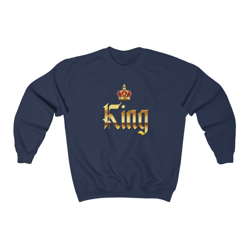 King Crown Customizable Unisex Crewneck Sweatshirt