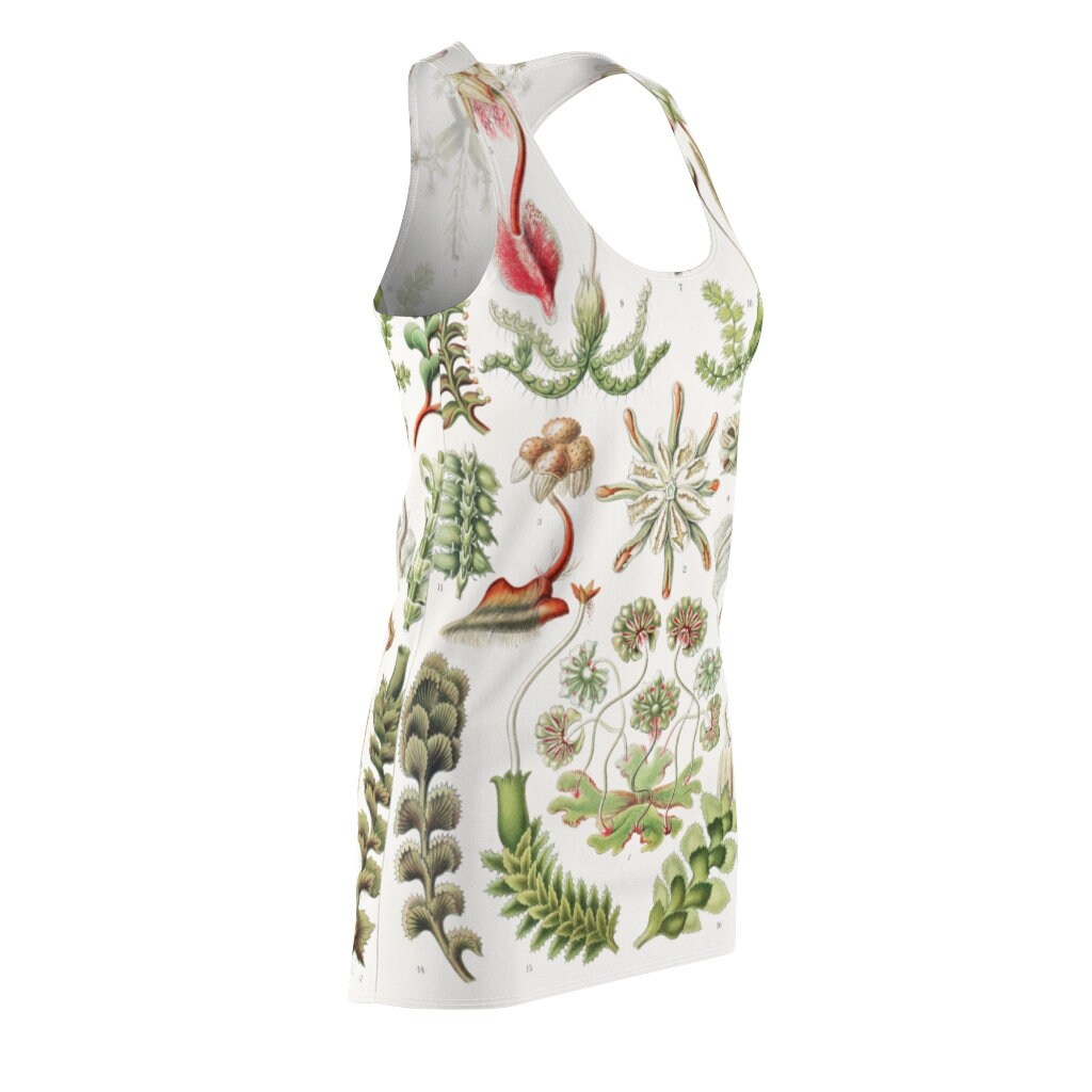 Women's Racerback Dress, Botanicals, Sun Dress, Herbs & Flowers,