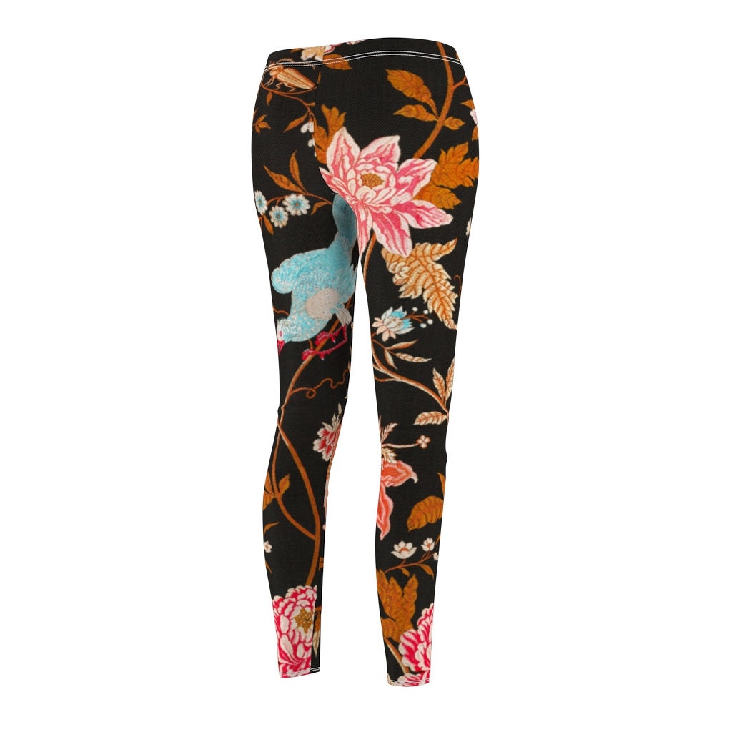 Women's Cottagecore, Boho, Tapestry, Casual Leggings