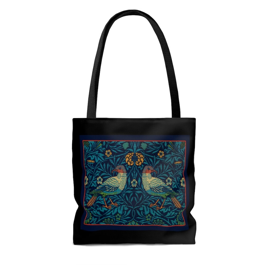 Cottagecore Tote, Bird Tapestry, Boho, AOP Tote Bag