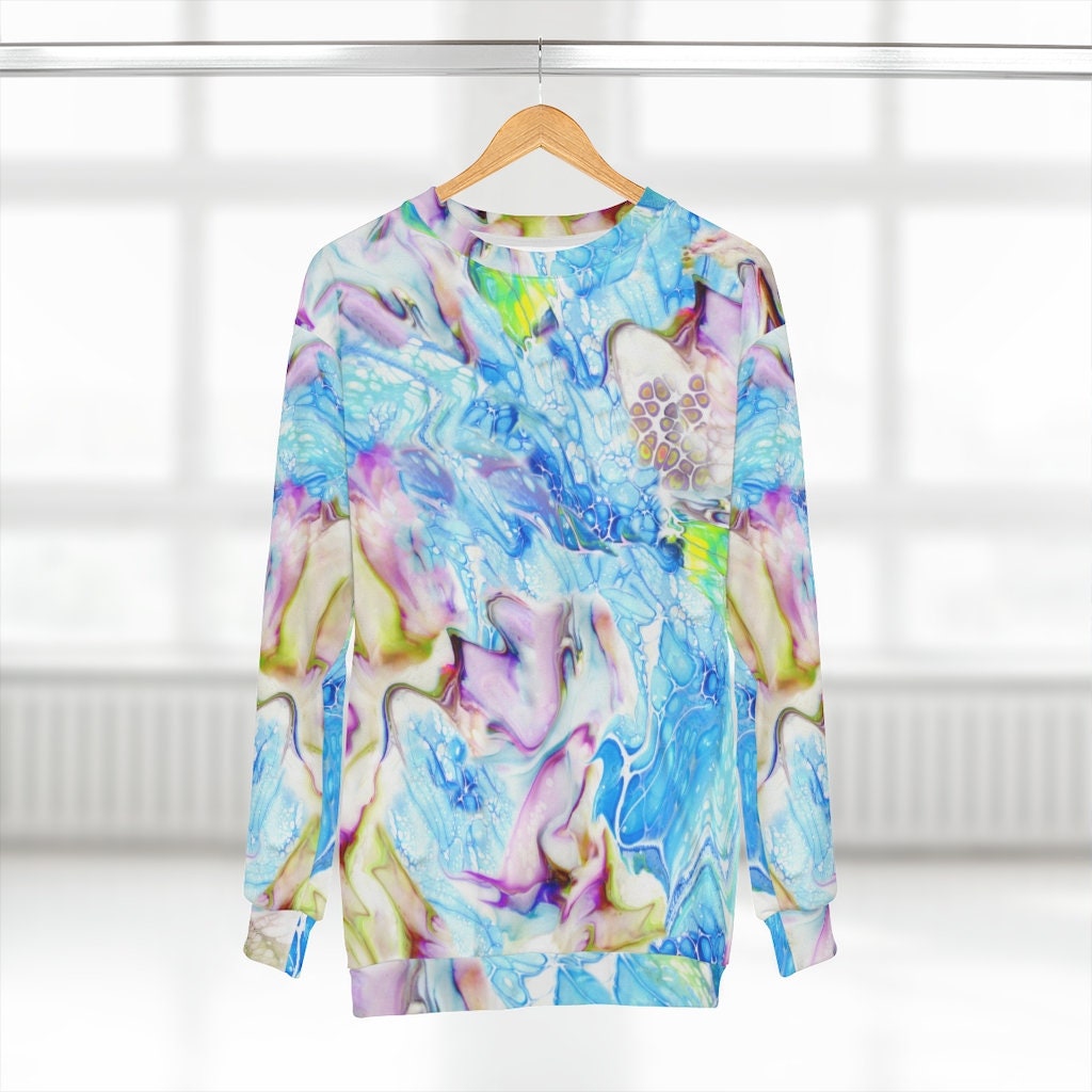 Art Sweatshirt, Abstract Art, Hippy, Boho, Unisex Sweatshirt