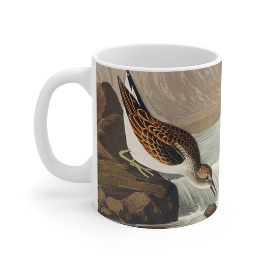 Sandpiper Mug, Cottagecore, Audobon Birds, 11oz Mug