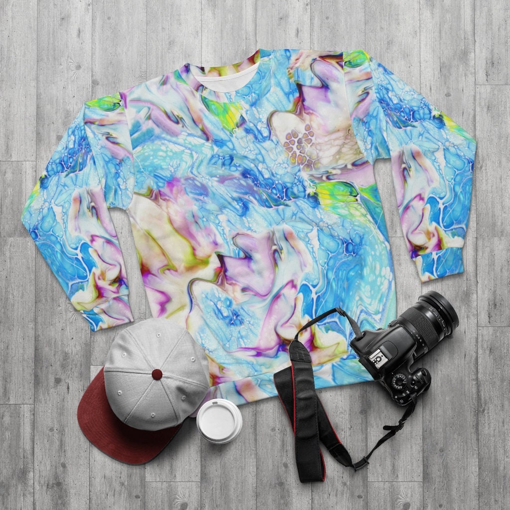 Art Sweatshirt, Abstract Art, Hippy, Boho, Unisex Sweatshirt