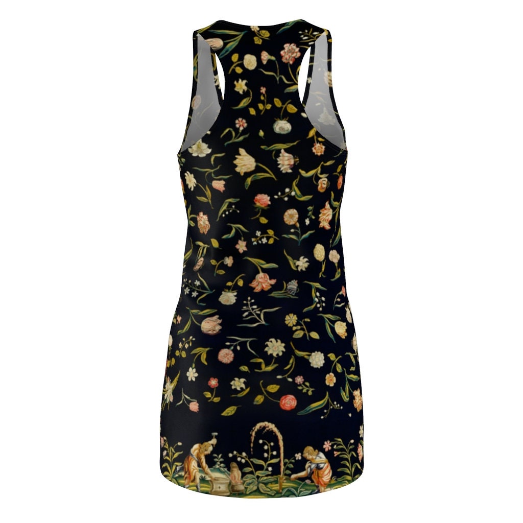 Women's Sundress, Cottagecore, Vintage, Tapestry, Racerback Dress
