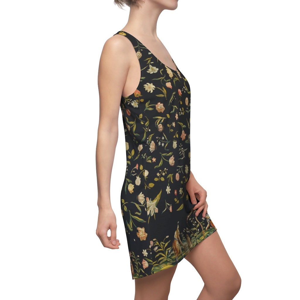 Women's Sundress, Cottagecore, Vintage, Tapestry, Racerback Dress