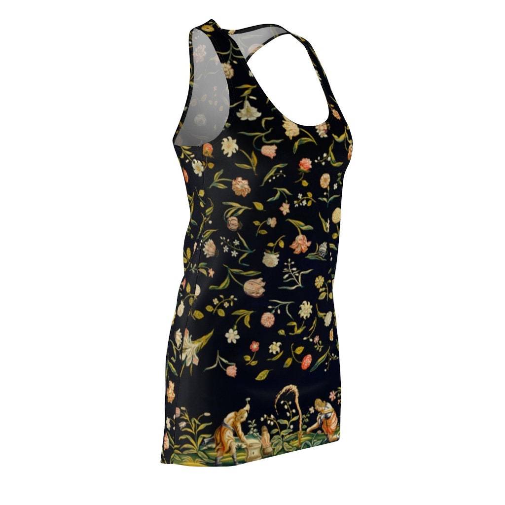 Women's Sundress, Cottagecore, Vintage, Tapestry, Racerback Dress