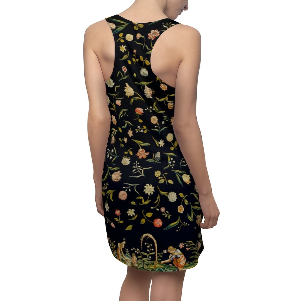 Women's Sundress, Cottagecore, Vintage, Tapestry, Racerback Dress