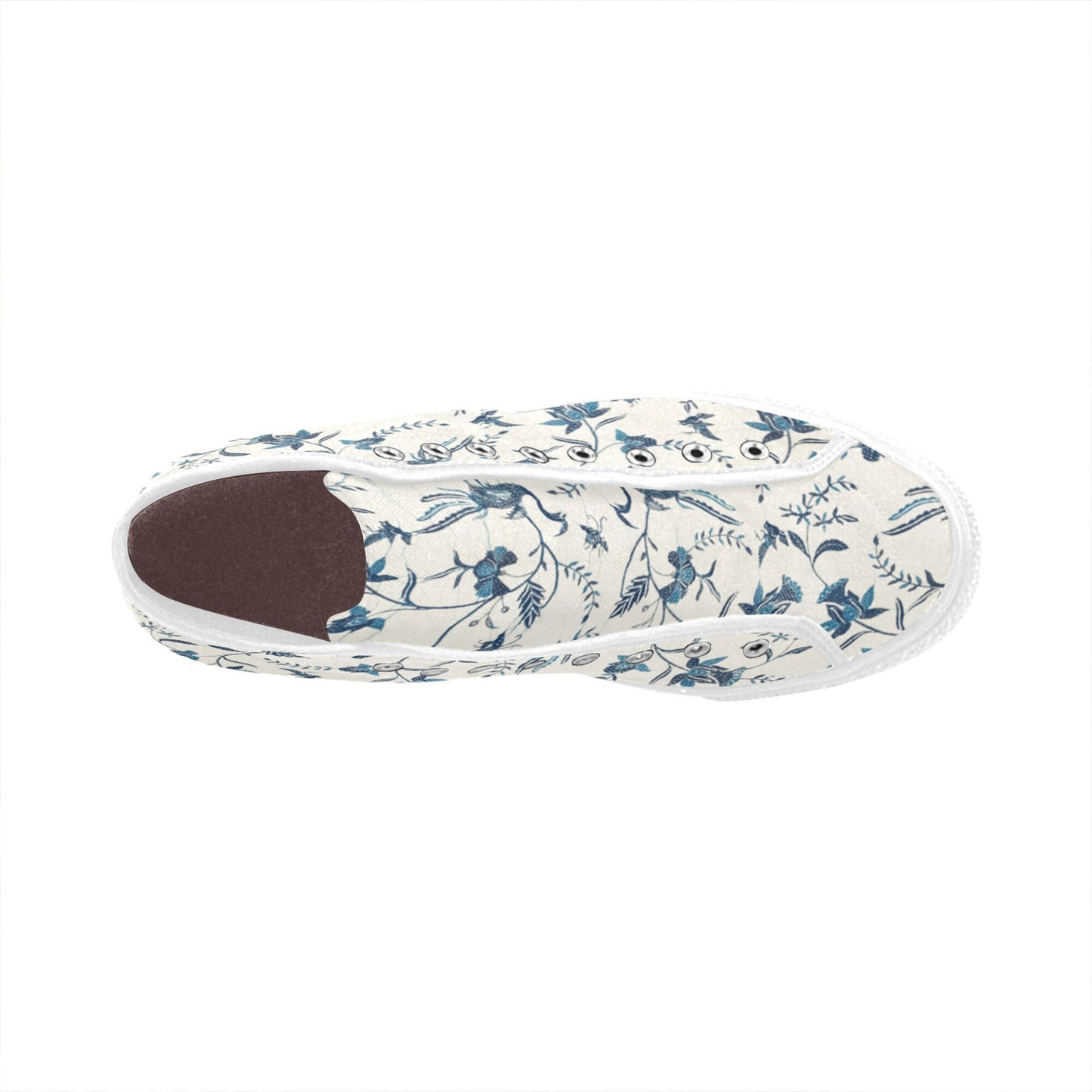 Blue & White Women's Vancouver High Top Shoes