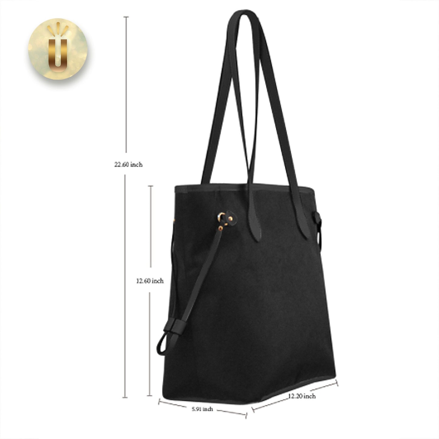 Pink & Gold Waterproof Cottagecore Butterfly Tote