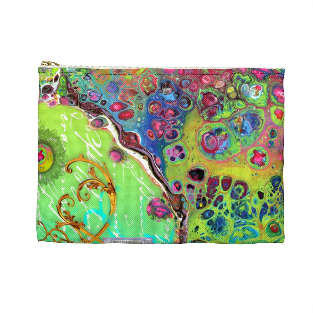 Wild Blue Turquoise Accessory Pouch