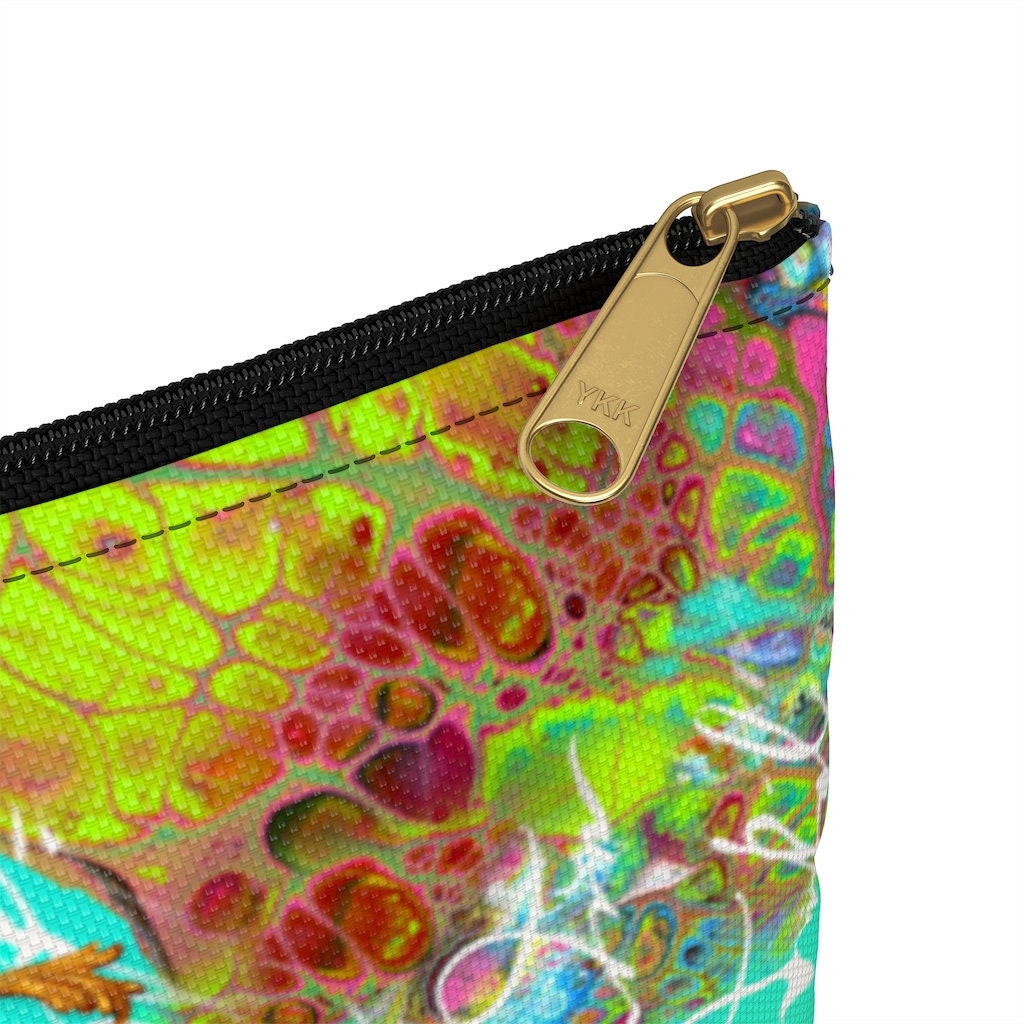 Wild Blue Turquoise Accessory Pouch