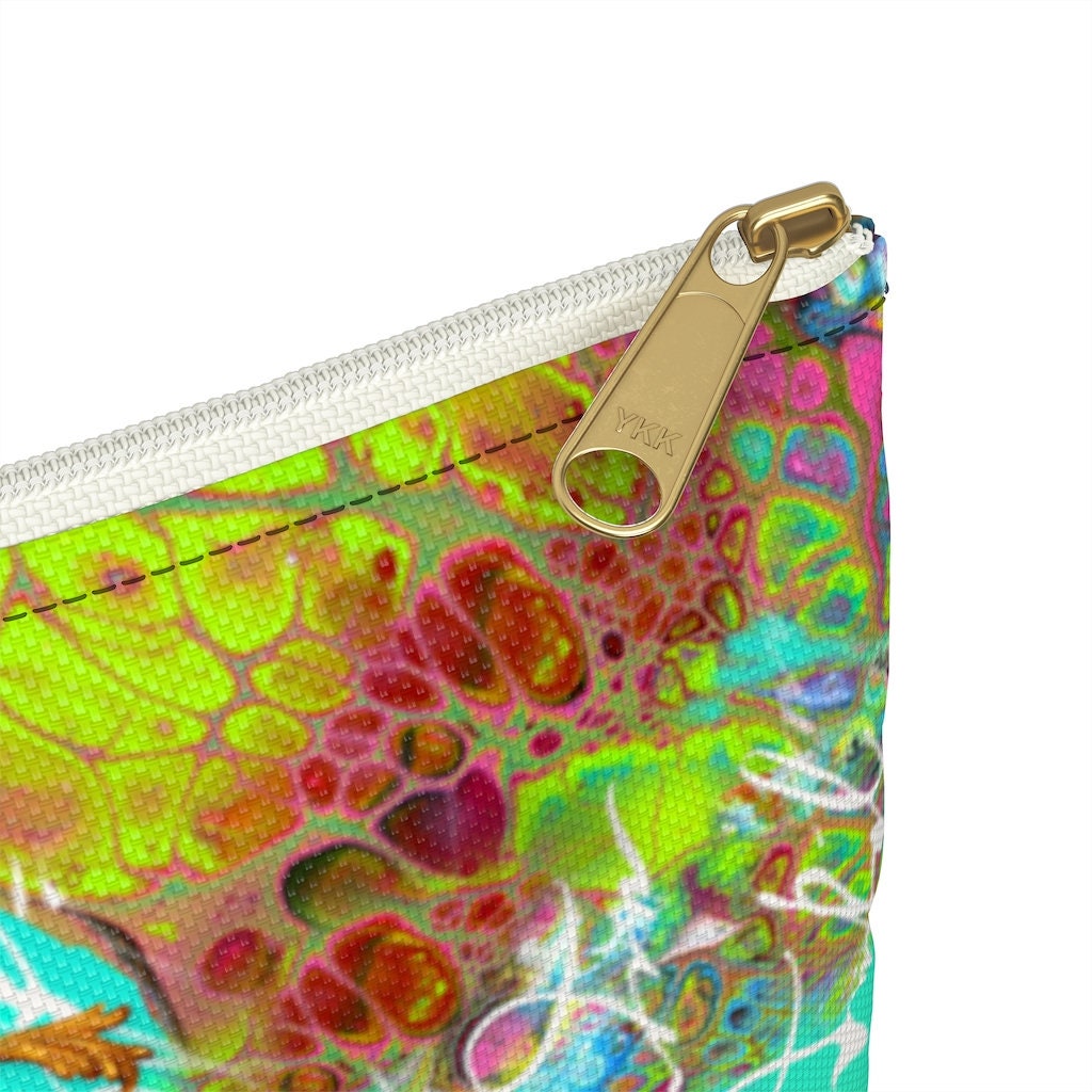 Wild Blue Turquoise Accessory Pouch