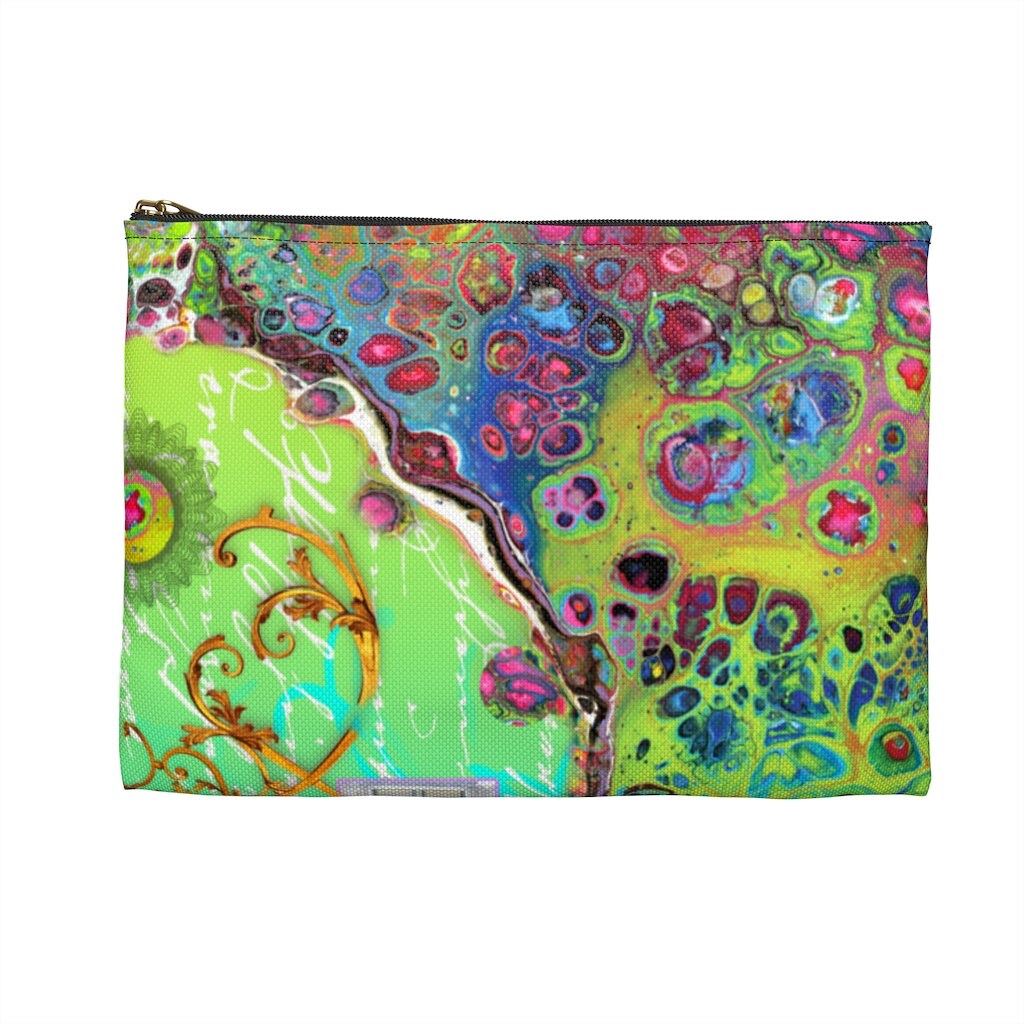 Wild Blue Turquoise Accessory Pouch