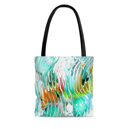 Abstract Swirl Pour Art Cottagecore Tote