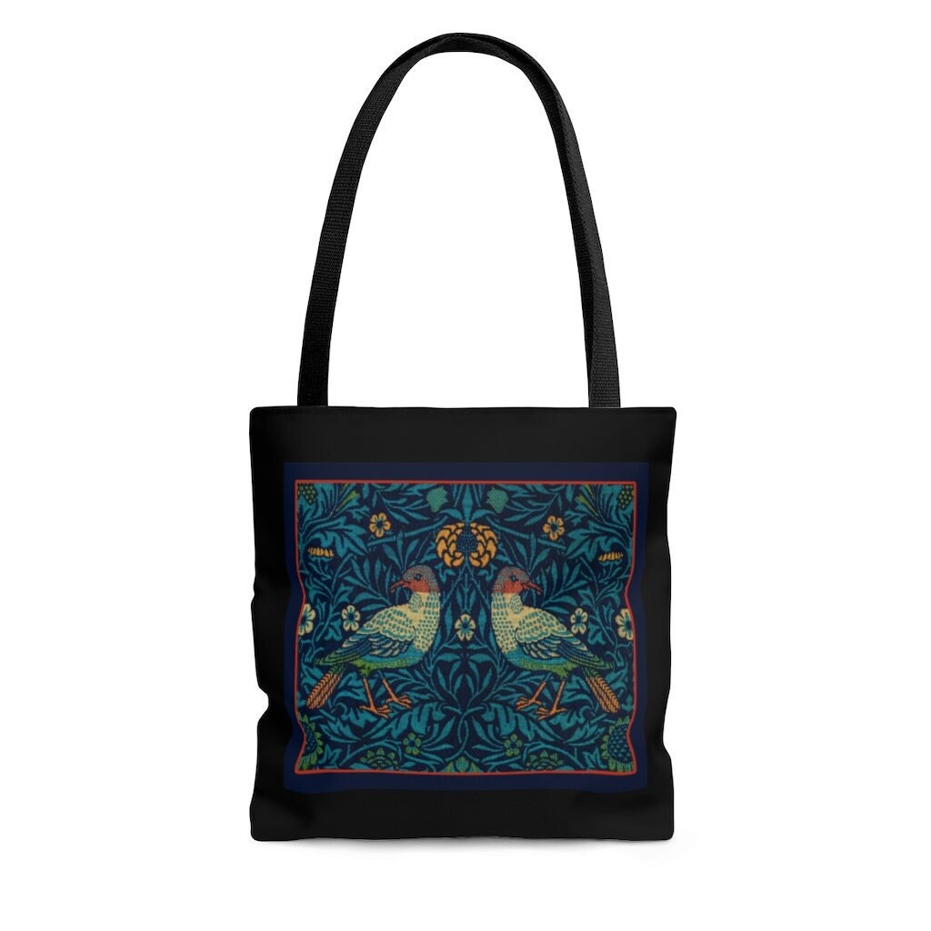 Cottagecore Tote, Bird Tapestry, Boho, AOP Tote Bag