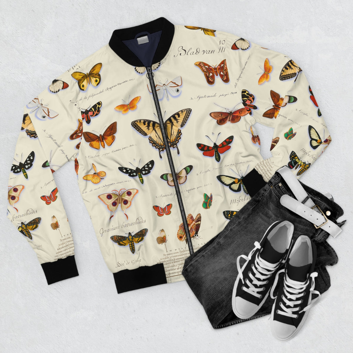 Butterfly Botanical · Bomber Jacket