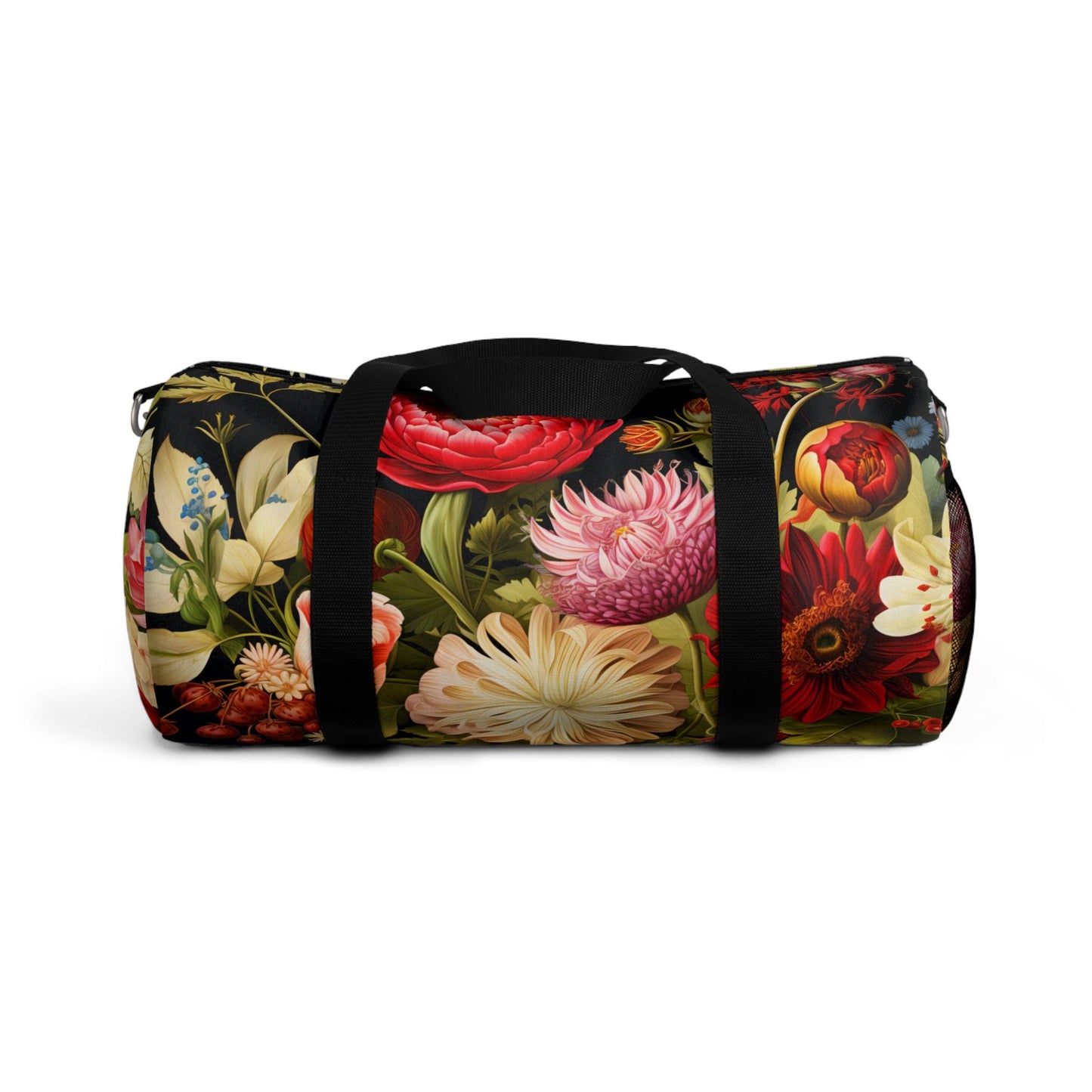 Cottagecore Duffel Bag, Floral Weekender, Large Flower Print Gym Bag, Garden Overnight Tote, Botanical Travel Bag, Romantic Floral Carry-On
