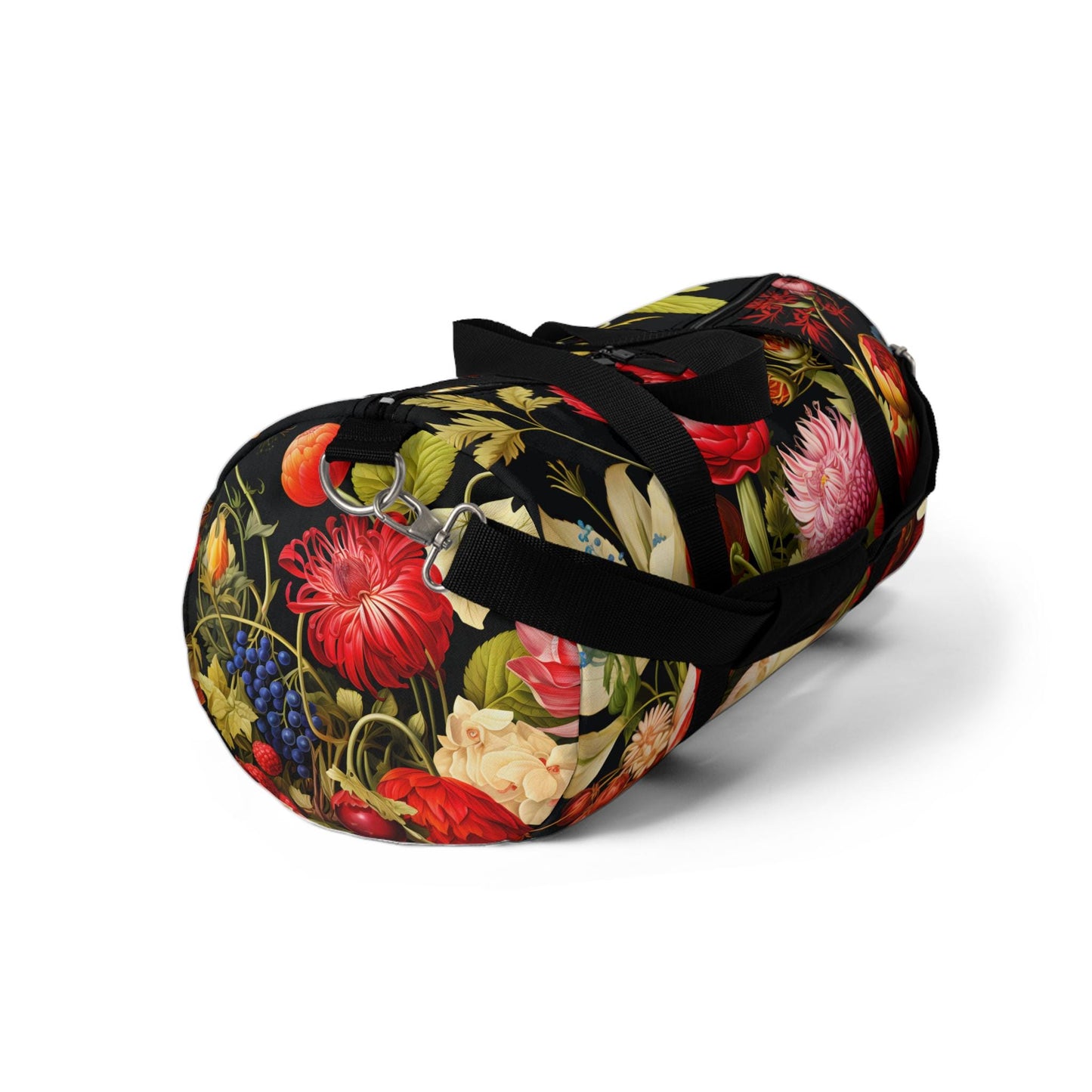 Cottagecore Duffel Bag, Floral Weekender, Large Flower Print Gym Bag, Garden Overnight Tote, Botanical Travel Bag, Romantic Floral Carry-On