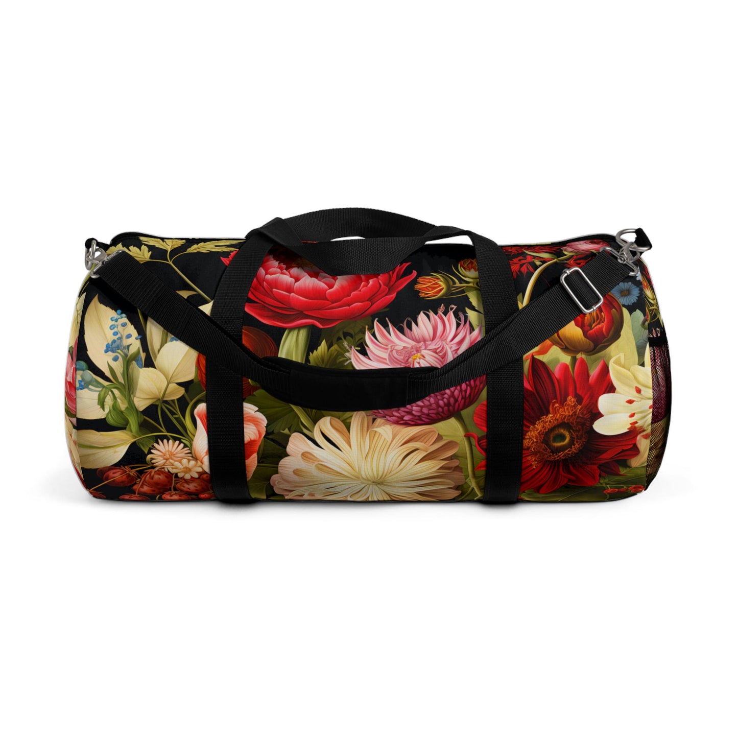 Cottagecore Duffel Bag, Floral Weekender, Large Flower Print Gym Bag, Garden Overnight Tote, Botanical Travel Bag, Romantic Floral Carry-On