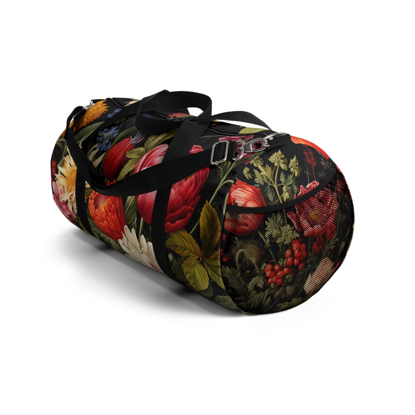 Cottagecore Botanical Peonies Duffel Bag