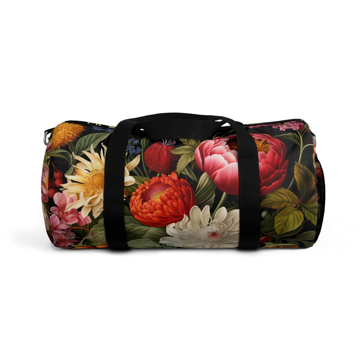 Cottagecore Botanical Peonies Duffel Bag