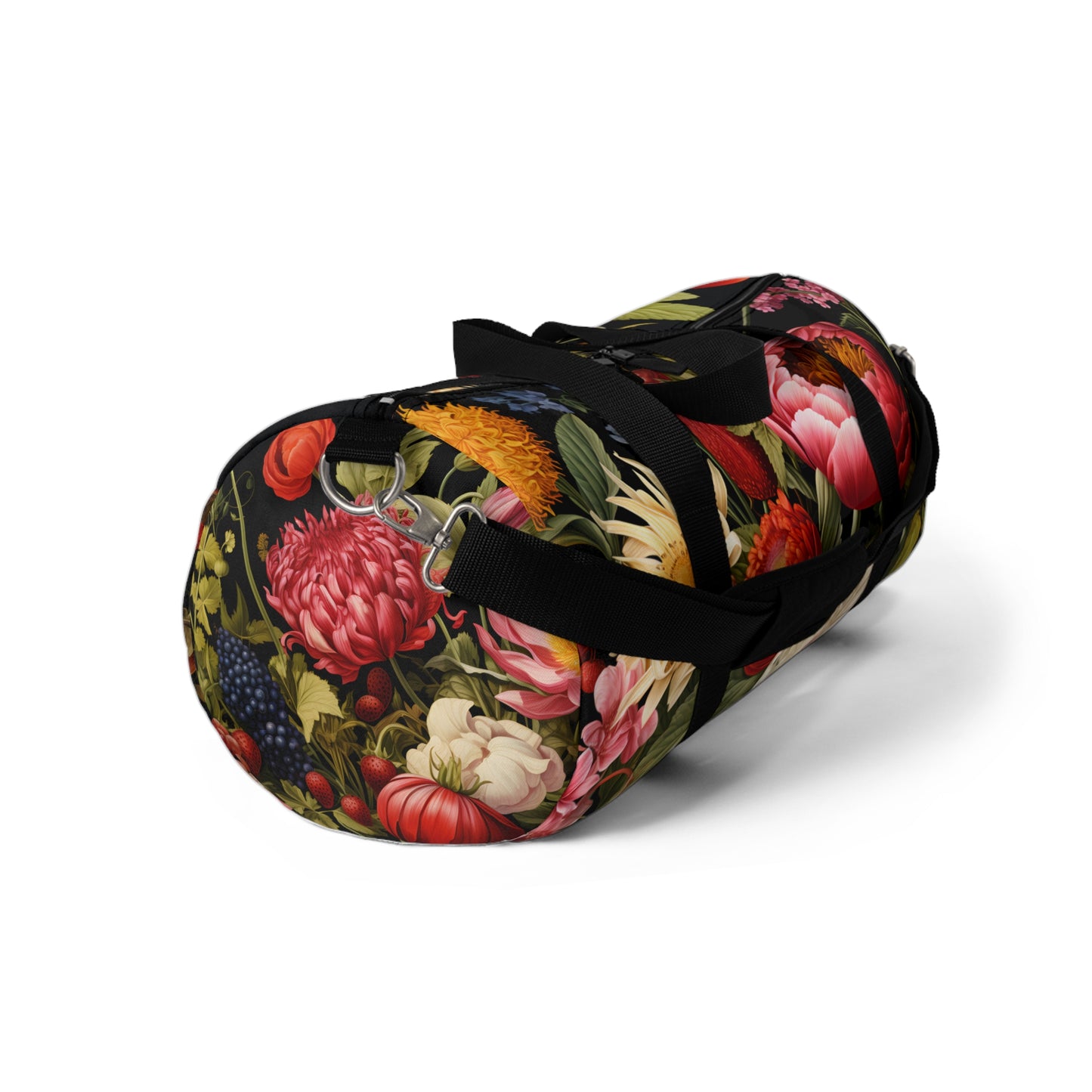 Cottagecore Botanical Peonies Duffel Bag