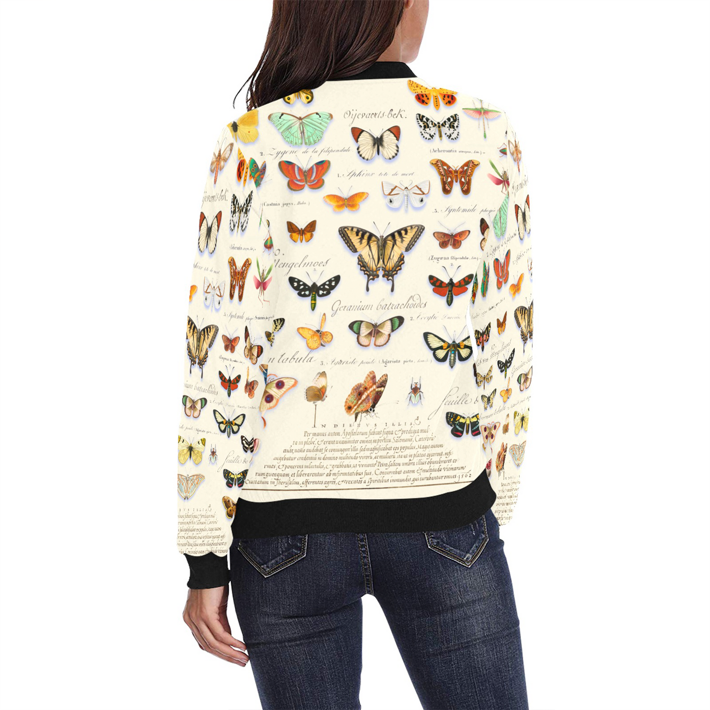 Women's Butterfly Bomber Jacket