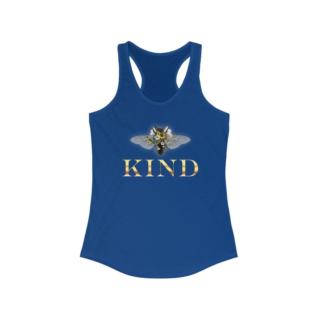 Be Kind, Bee Kind, Kindness, Motivational Women's Ideal Racerback Tank