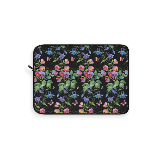 Cottagecore Laptop Sleeve, Flowered, Boho, Gift for Her