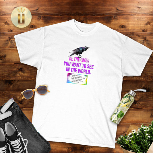 Women's Funny Shirt, Be the Crow, Cottagecore, Boho, Women's Premium Tee