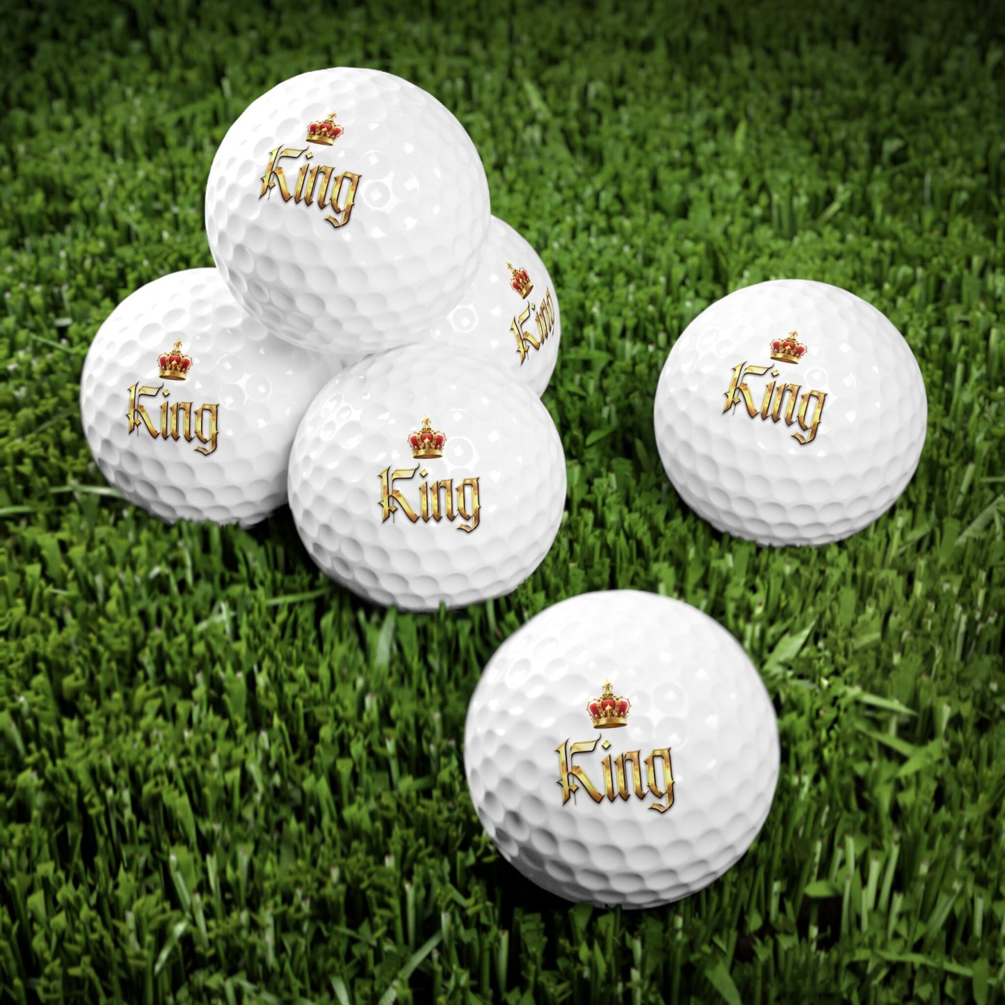 Personalized Golf Balls, 6pcs