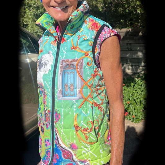 Wild Blue Max Quilted Vest