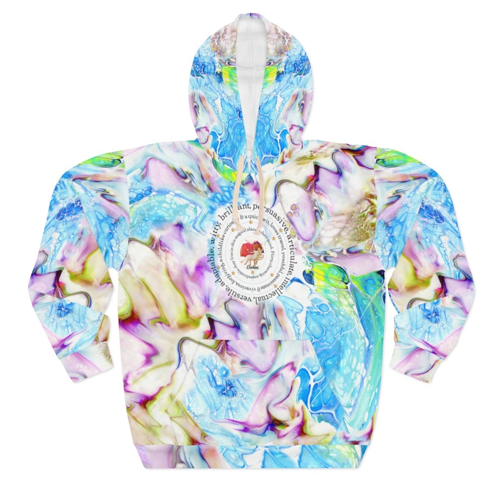 Rainbow Melt Gemini Unisex Hoodie