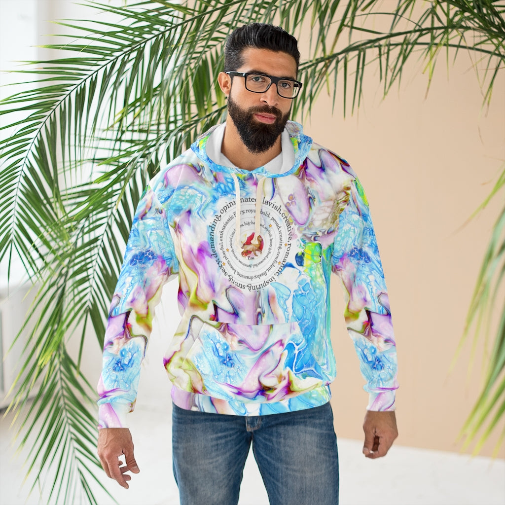 Rainbow Melt LEO Unisex Pullover Hoodie