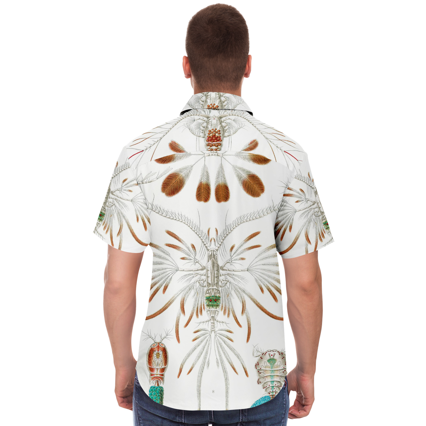 Men's Zoo Plankton Botanical Button-Down Shirt