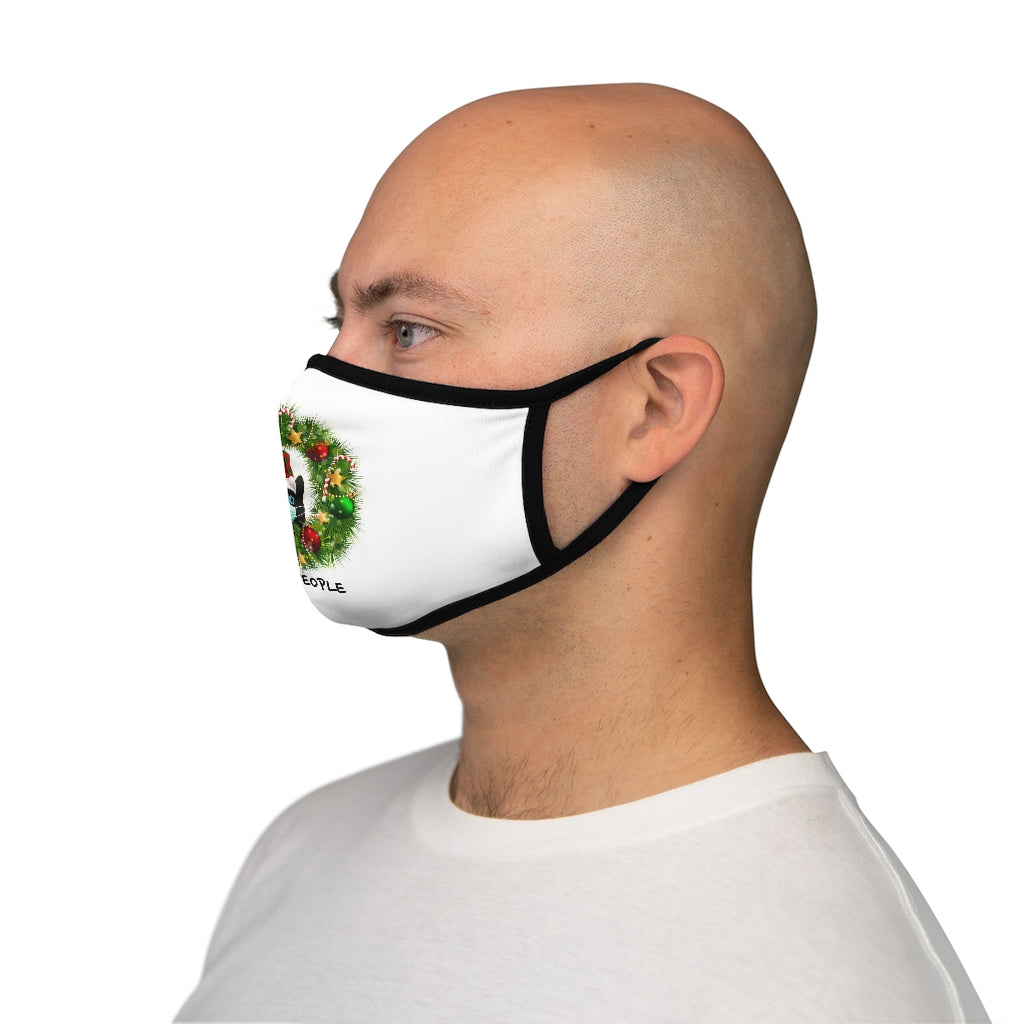 "EW- PEOPLE" Fitted Polyester Face Mask