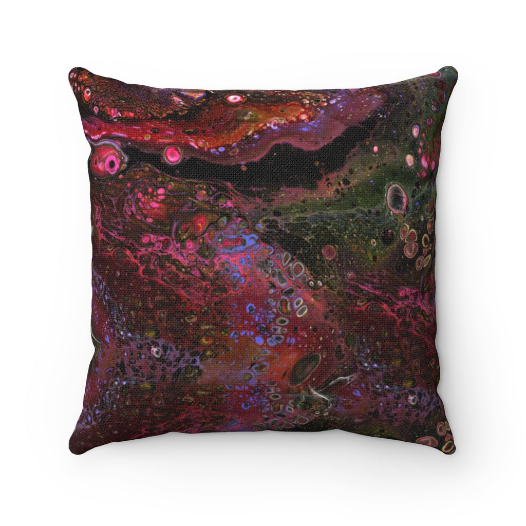 Around Scorpio Spun Polyester Square Pillow