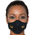 Queens 'Quilted Crown' Face Mask