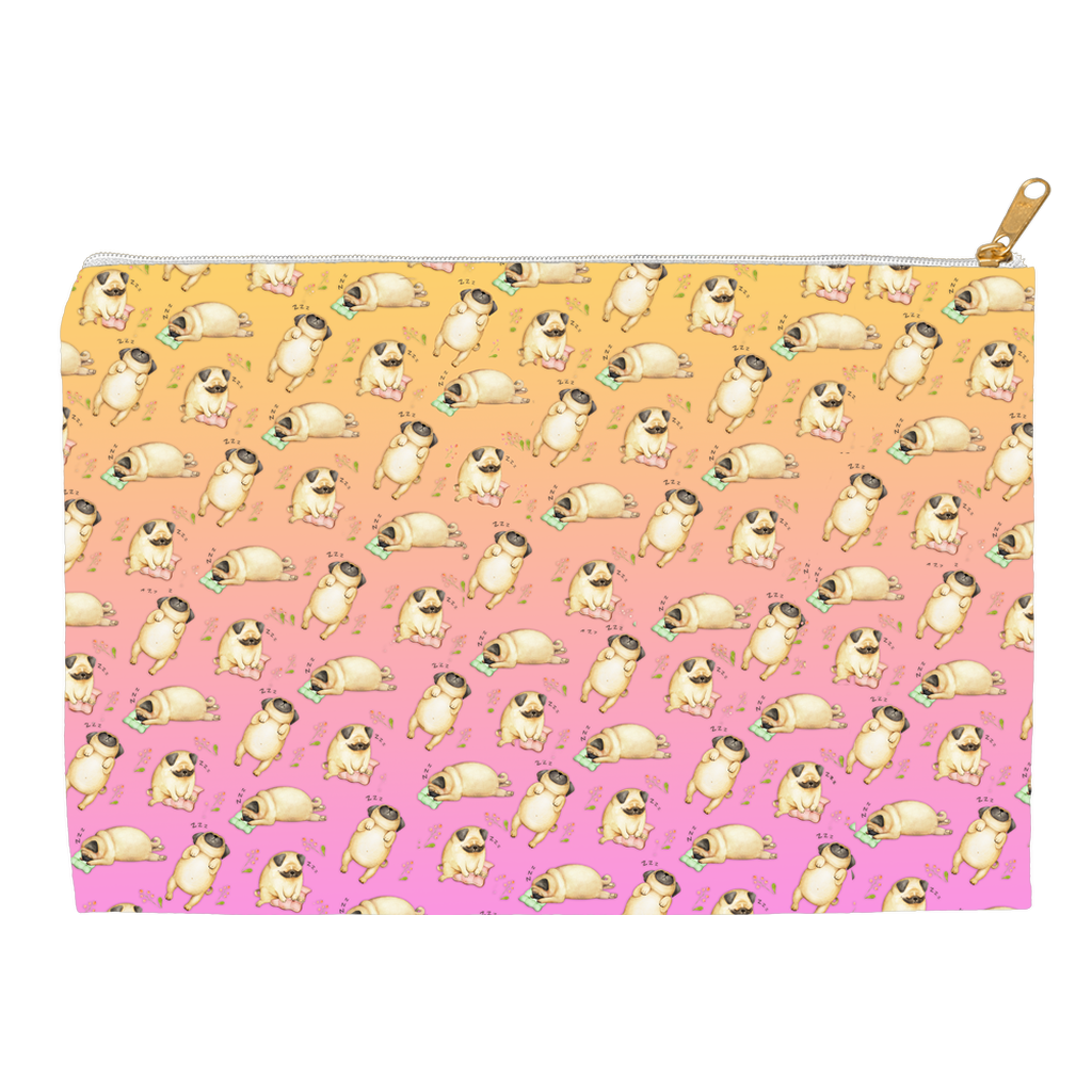 Sleeping Pugs Accessory Pouches