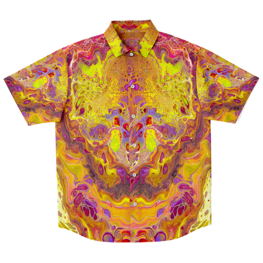 Men's Mandala Melt Button-Down Shirt