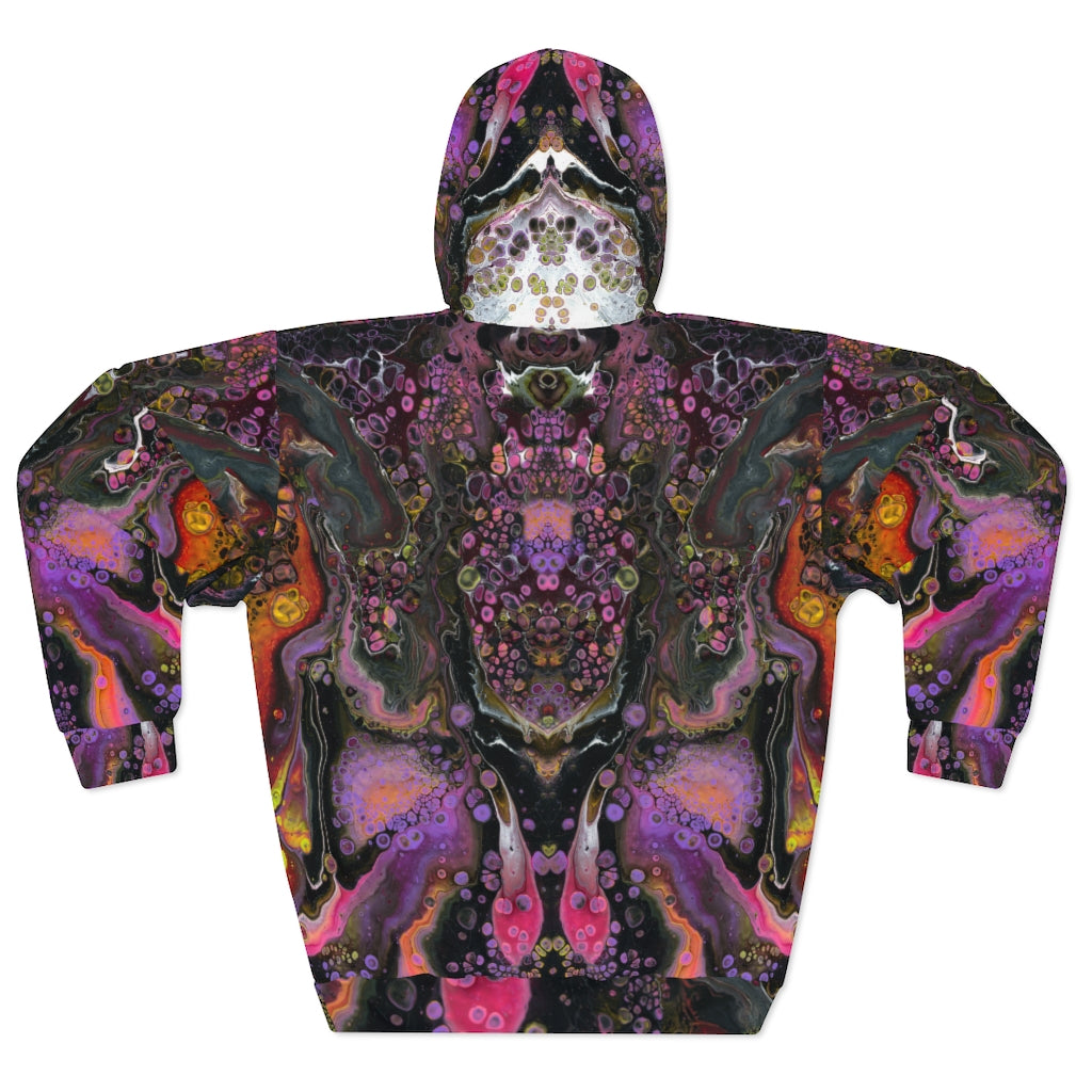 Violet River Repeat Taurus Unisex Pullover Hoodie