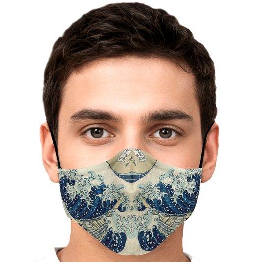 Great Wave #2 Face Masks